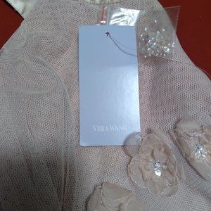 Vera Wang Empire Waist Ecru Dress Size 10/44 NWT